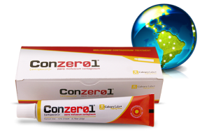 International shipping of Conzerol, molluscum contagiosum treatment